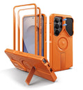 Samsung Galaxy S26 Ultra Heavy Duty Armor Magnetic Case with Kickstand