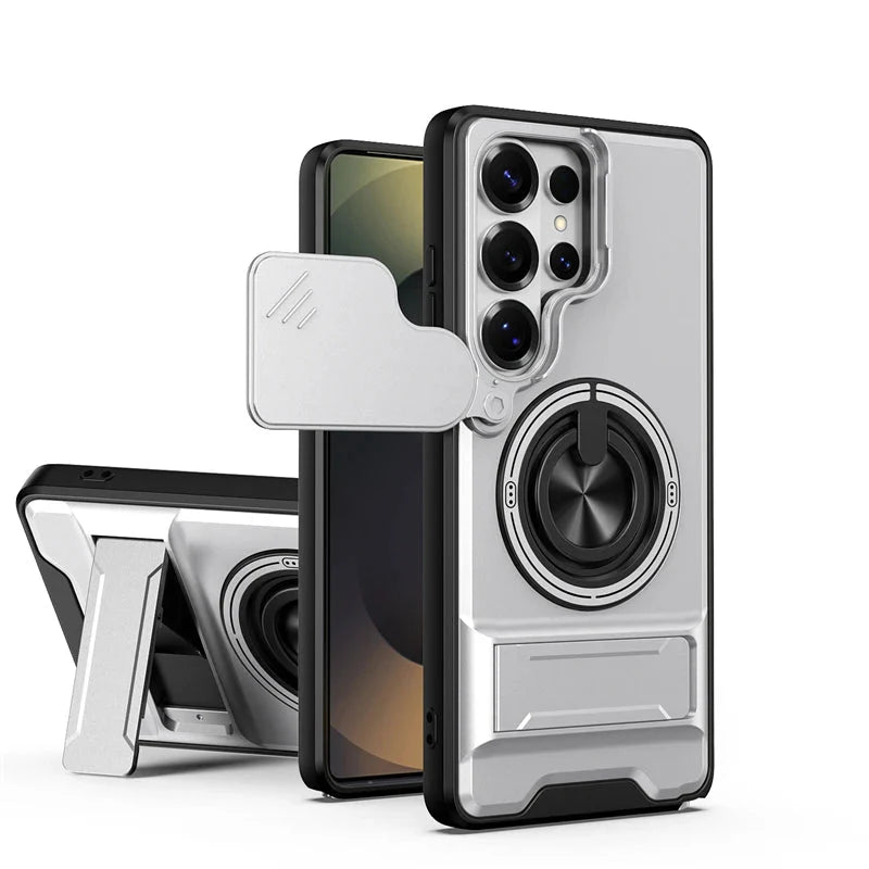 Samsung Galaxy S26 Series Case with Ring Stand and Lens Protector