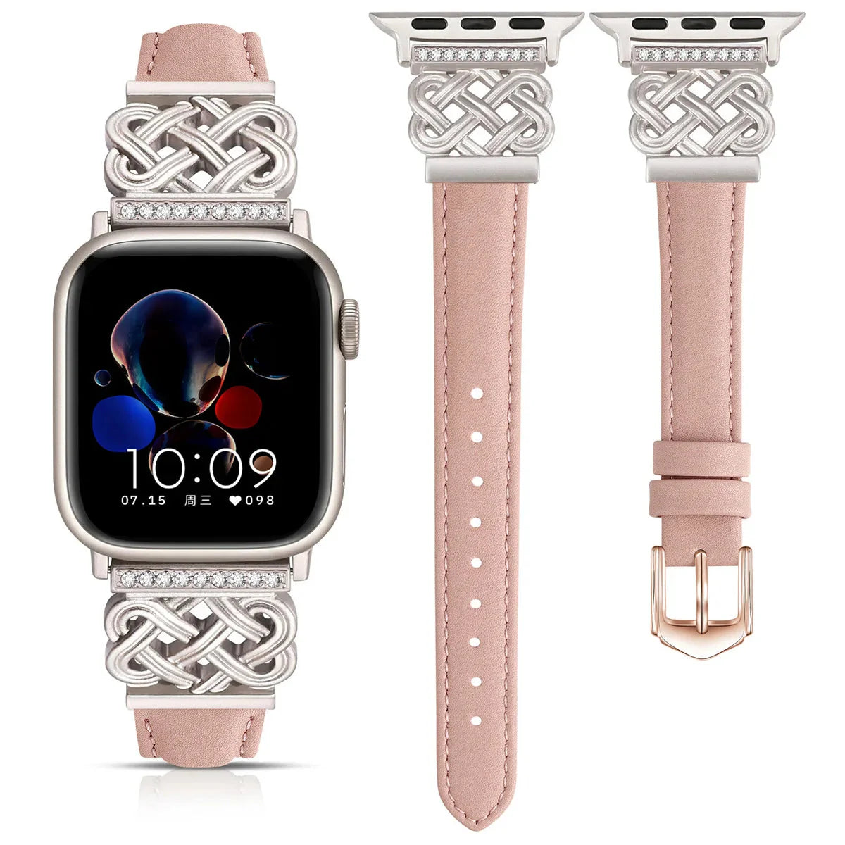 Stylish Leather Wristband for Apple Watch