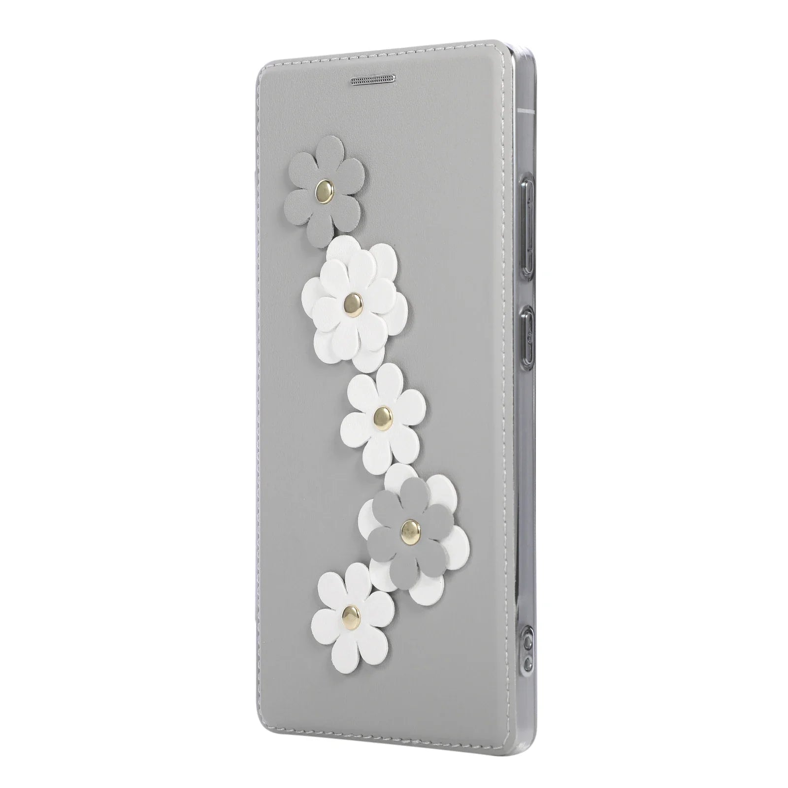 Samsung Galaxy S26 Series 3D Floral Magnetic Leather Case