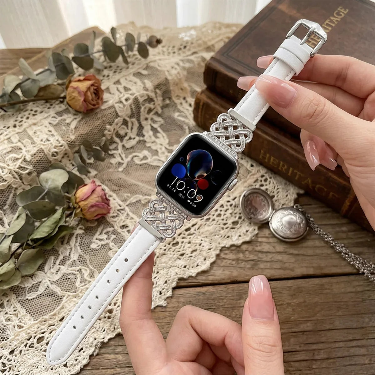 Stylish Leather Wristband for Apple Watch