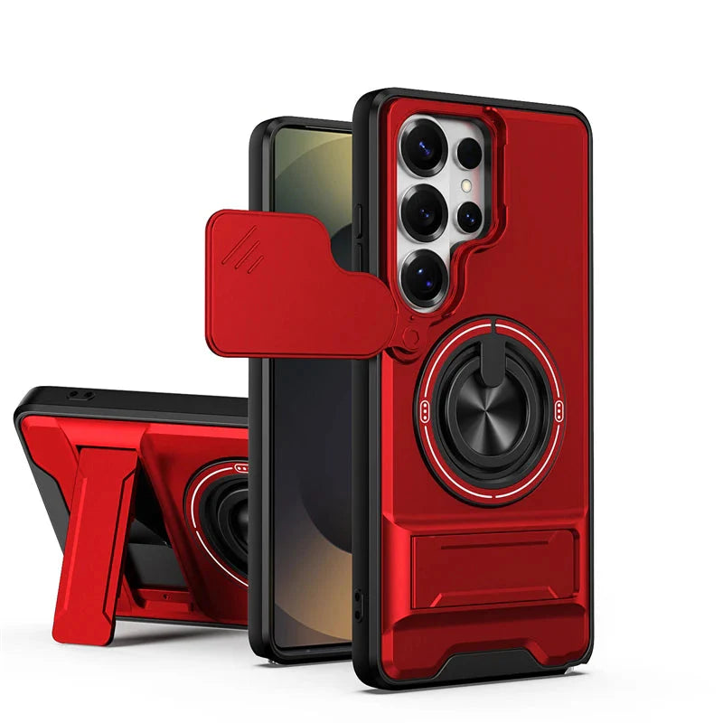 Samsung Galaxy S26 Series Case with Ring Stand and Lens Protector