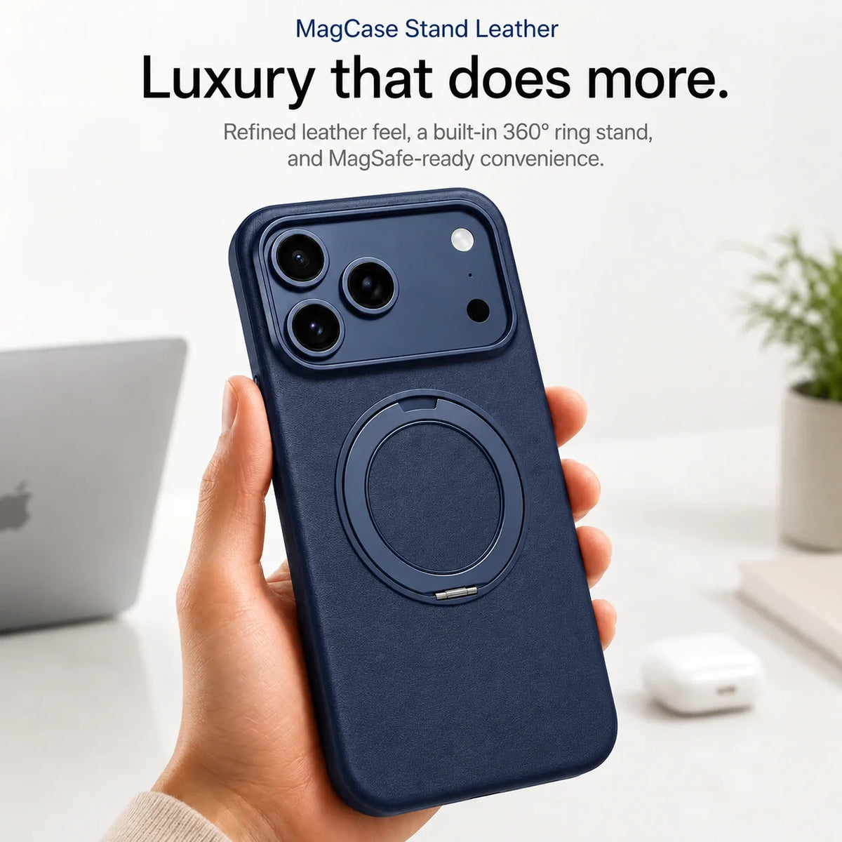 MagCase Stand — Leather