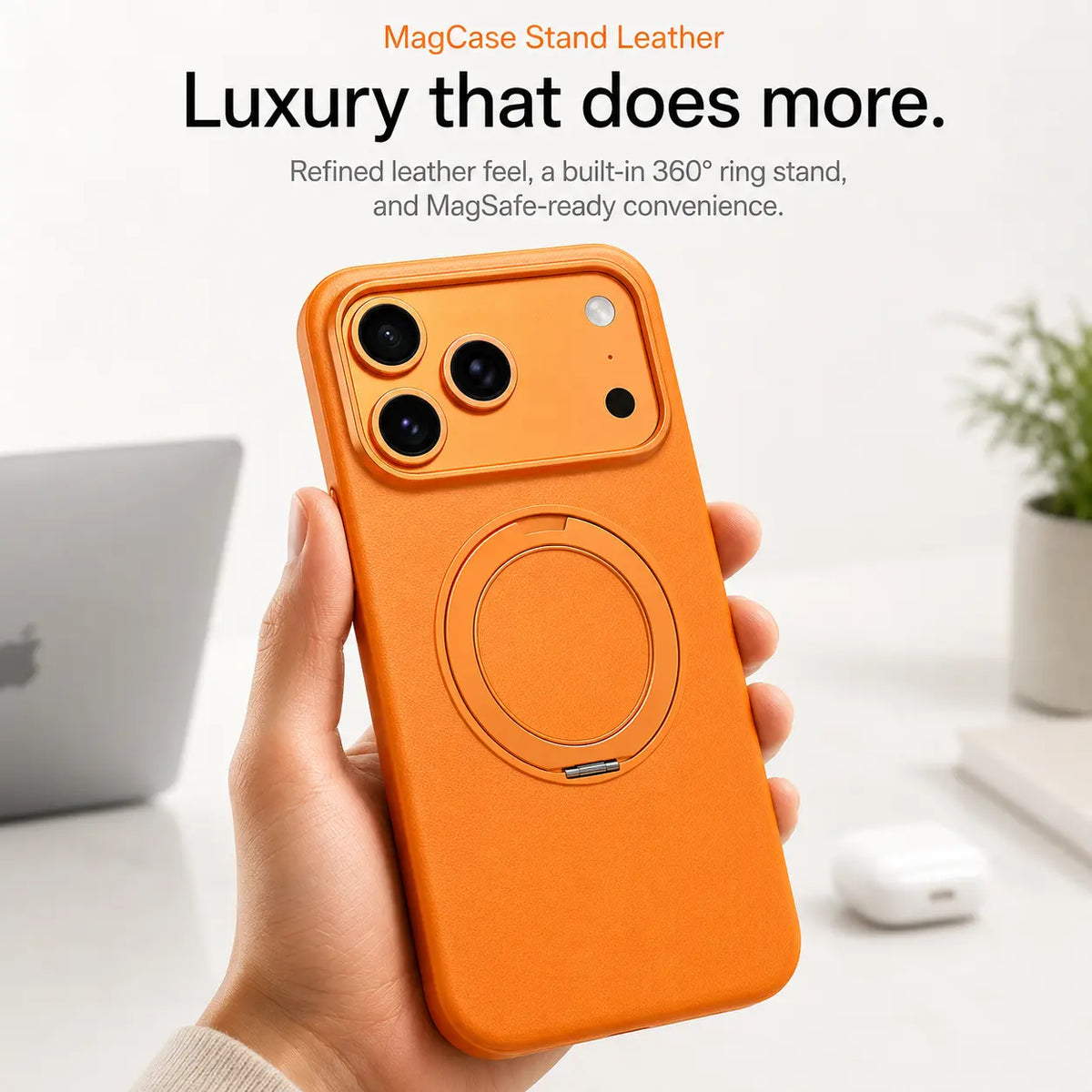 MagCase Stand — Leather